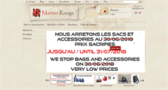 Desktop Screenshot of marronrouge.com